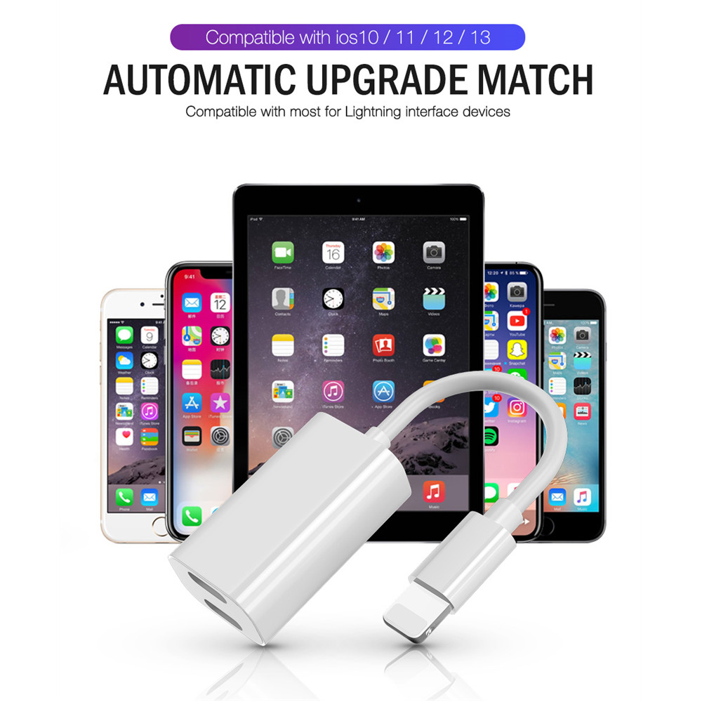 Đầu Chia Cổng Sạc Và Tai Nghe 2 Trong 1 Cho Ios | BigBuy360 - bigbuy360.vn