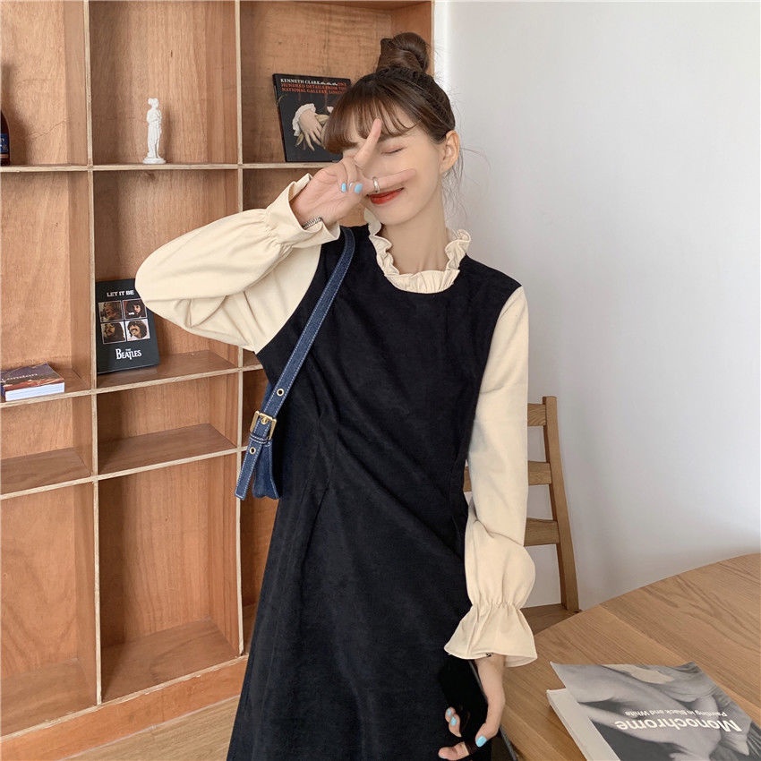 Đầm Perty thời trang retro phong cách Pháp đáng yêu cho nữ
