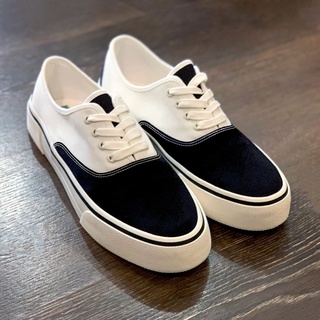 Giày Sneaker (dây) AATLAS mũi đen- thân trắng (size 37,38,39,40)