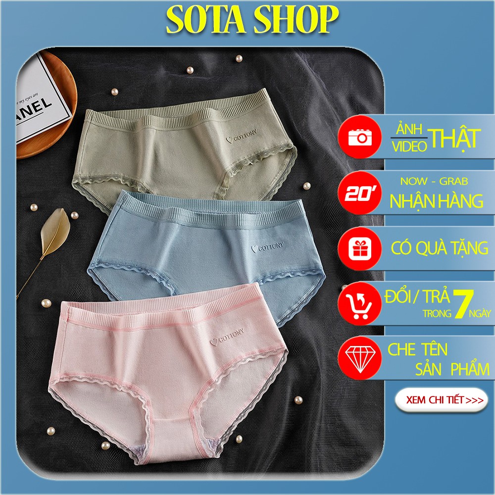 [Có Size} ❤ Quần lót nữ Ép Cottony Cao Cấp 💝FREESHIP 50K💝 Quần lót cao cấp Juka Shop