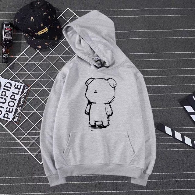 Áo hoodie nữ WIND unisex form rộng nỉ WIND HD24 thời trang nam nữ oversize ulzzang | BigBuy360 - bigbuy360.vn
