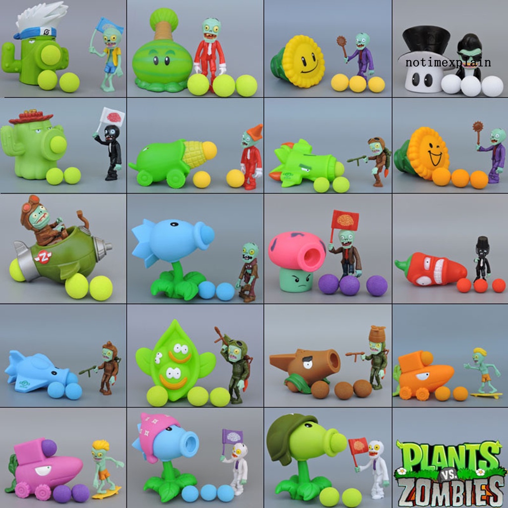 NTP Plants vs Zombie Realistic Tasteless PVC Plants vs Zombie Peashooter for Game