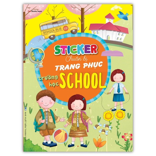 Sách - Sticker chuẩn bị trang phục trường học - School