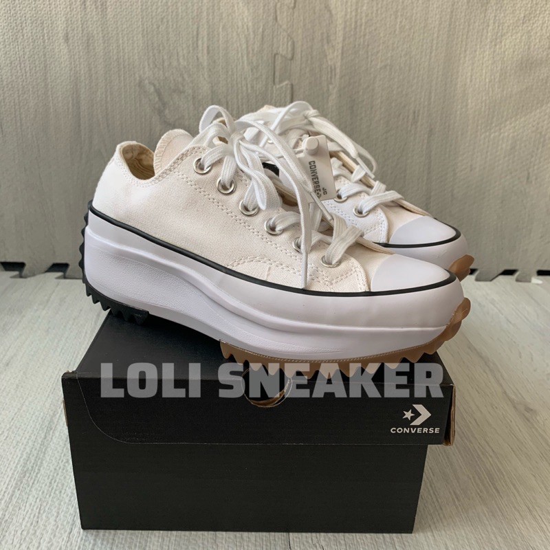(Loli Store) Giày Cvs x JW Anderson Run Star Hike - Trắng- Thấp cổ - Chất lượng tiêu chuẩn