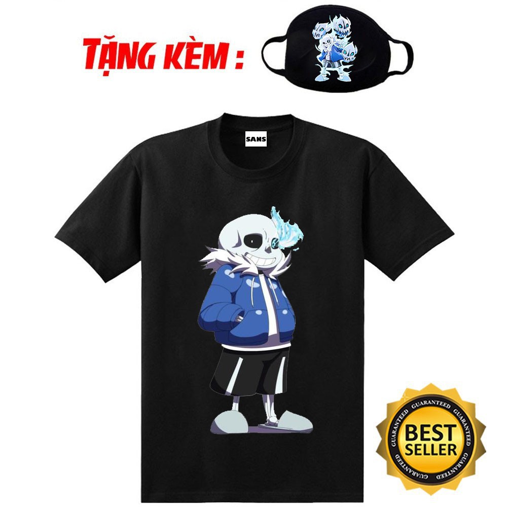 NEW Áo Thun Tay Ngắn In Hình Game Undertale Sans giá tốt nhất