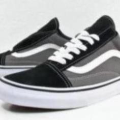 [Sale 3/3]Giày Vans Old Skool Xám Trắng, giày thể thao nam nữ đầy đủ tem/tag/mác FULLBOX P09