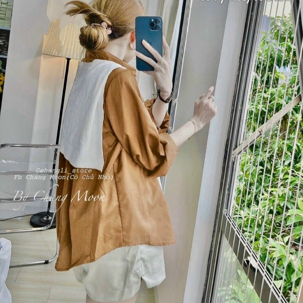 Áo Sơ Mi Nữ Tay Dài Kèm Khăn Choàng Kiểu
