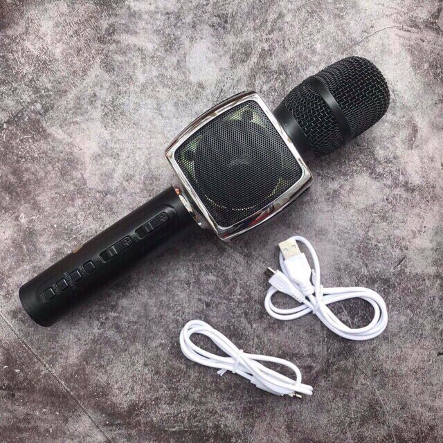 Micro Karaoke Không Dây Tích Hợp Loa Bluetooth SD16, Âm Thanh Chất Lượng Cao, Mic Bắt Giọng (Cắm Usb, Thẻ Nhớ, Cổng 3.5)