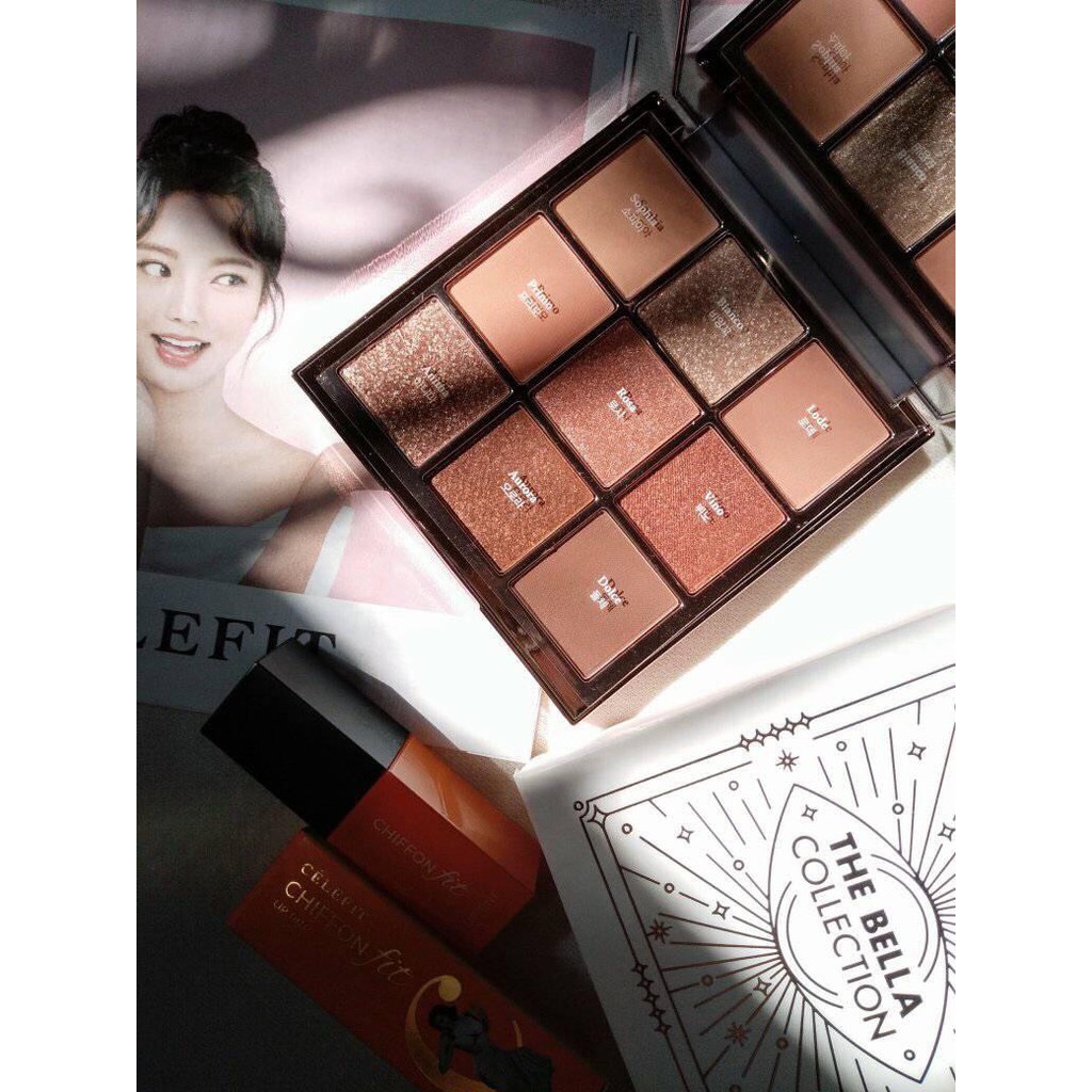 Bảng phấn mắt The Bella Collection 9 ô 17g