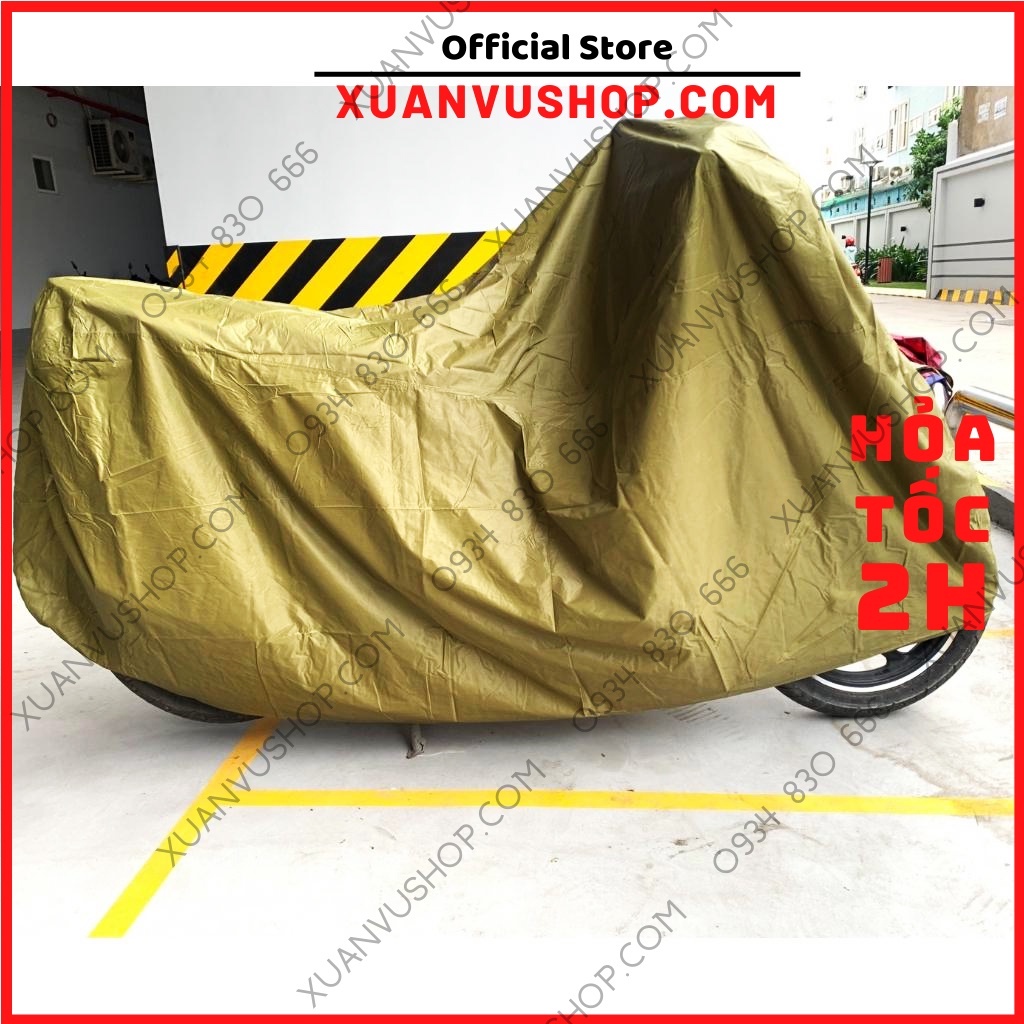 Bạt phủ xe máy trùm kín xe chống nắng mưa bụi bẩn VNRACING, Bạt che xe máy cao cấp Winner Lead SH Vision XUANVUSHOP