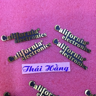 Bộ tem dán chữ California giá bán 2 đôi