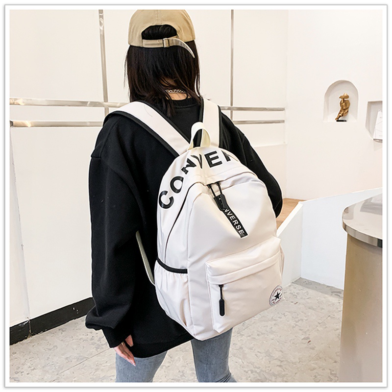 Thời trang mới all-match converse4192 ba lô túi máy tính thông thường dành cho nữ