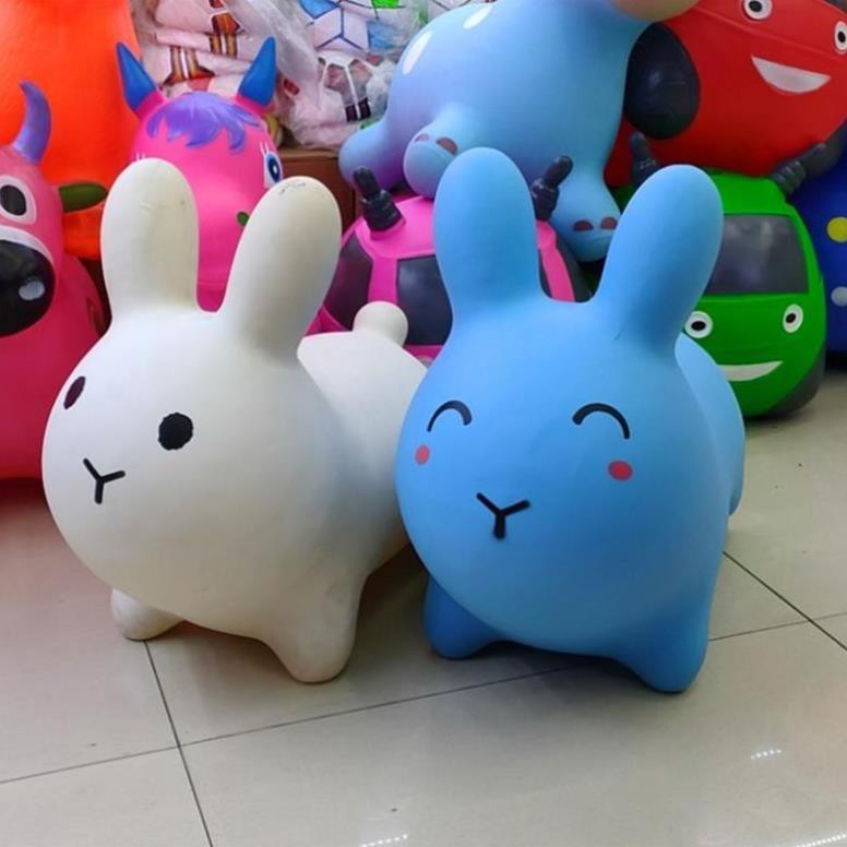 Thú nhún bơm hơi / đồ chơi thú nhún  không mùi cao su bé thỏa sức nhún nhảy bé thích mê
