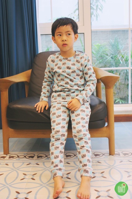 [ Sz 10-40kg] Bộ pijama cottong dầy UMI