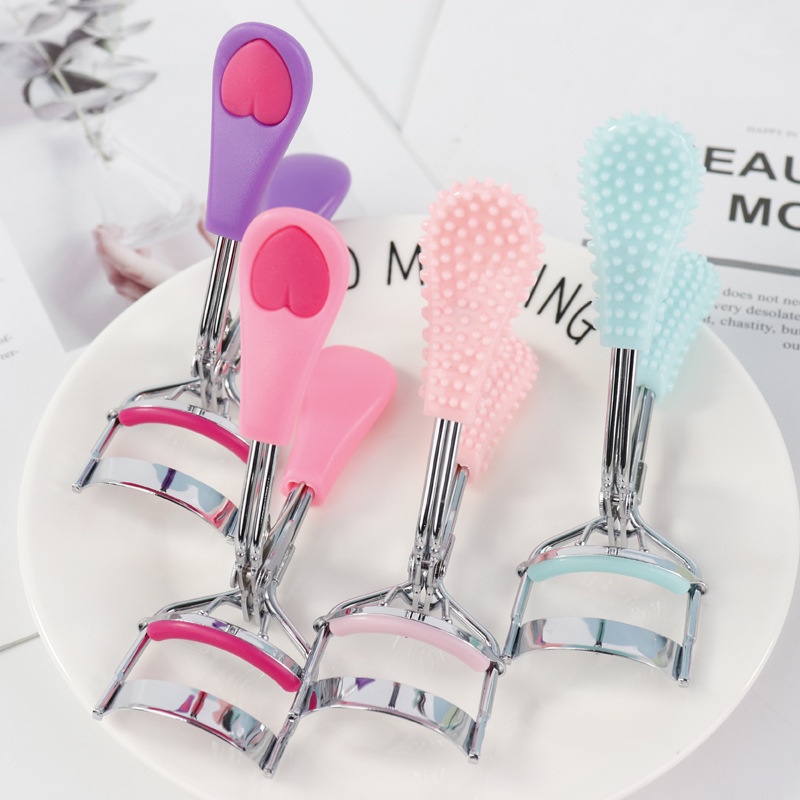 Kẹp uốn mi Eyelash Curler Cao Cấp Tay Cầm Silicon Chống Trượt- Kẹp lông mi - Uốn cong mi tiện lợi  Duashop