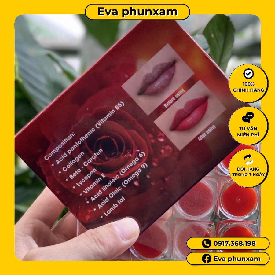 Dưỡng môi lại lan trang (1 khay 12 lọ)