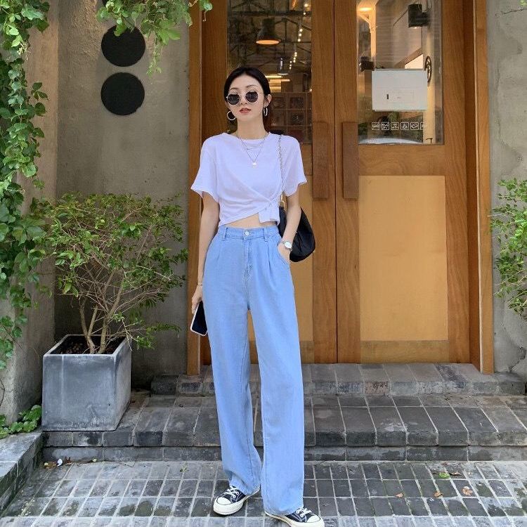 Áo Thun Lửng Tay Ngắn Thời Trang Dành Cho Nữ