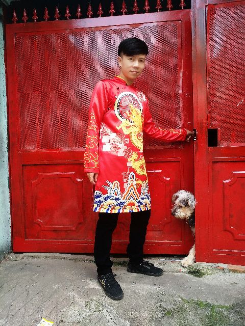 Áo dài cách tân nam