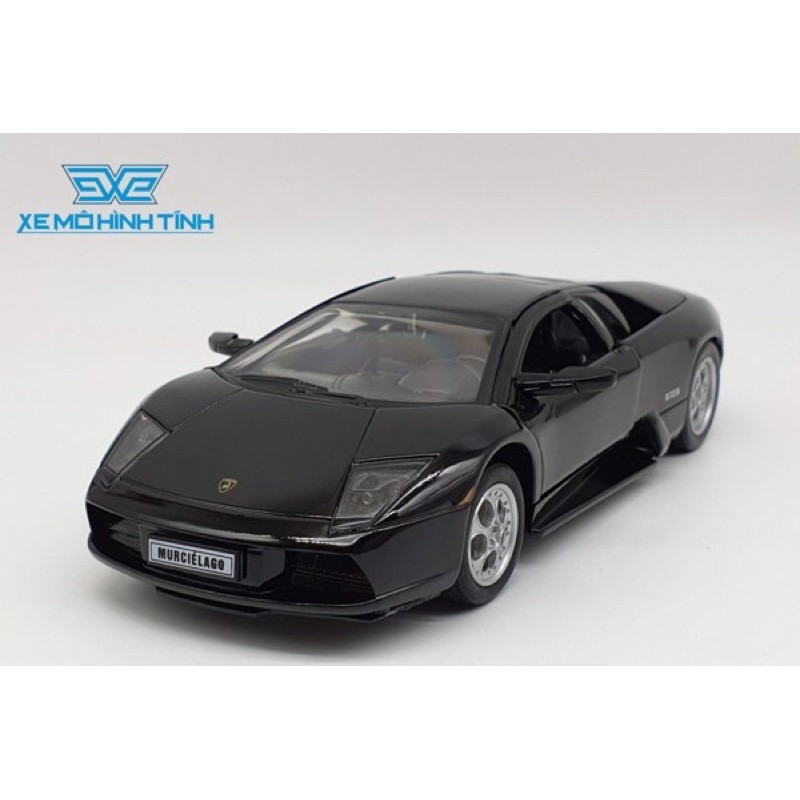 Xe Mô Hình Lamborghini Murcielago 1:24 Welly (Đen)