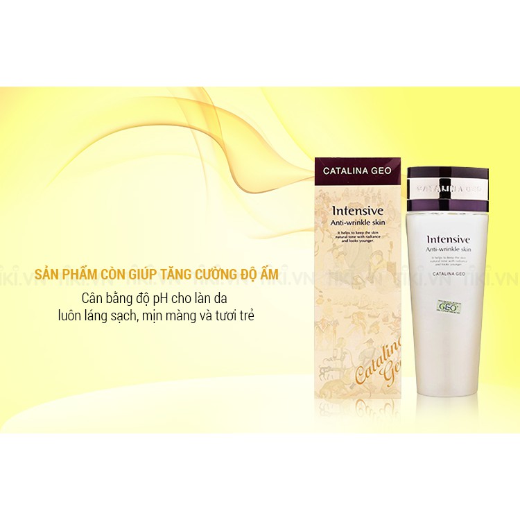 Nước cân bằng trị nhăn da Catalina Geo Intensive Anti Wrinkle Skin