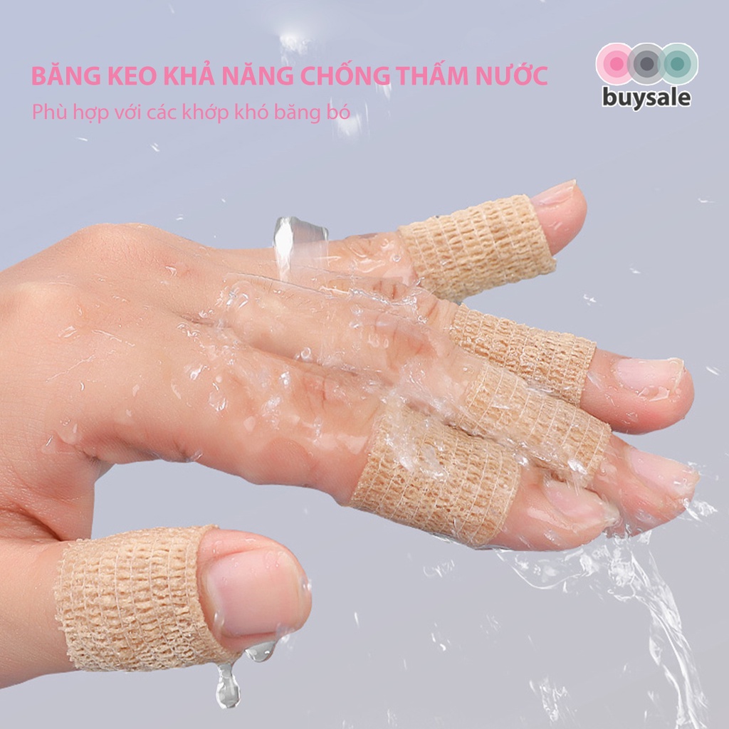 Cuộn băng quấn tự dính bảo vệ ngón tay ngón chân chống chai sần kích thước 4.5mx2.5cm - BuySales - BSPK247