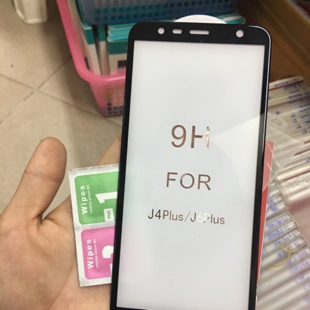 Kính cường lực 5D xịn samsung j4 plus / j6 plus full màn hình