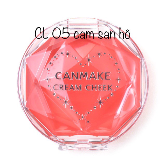 (MÀU MỚI) MÁ HỒNG KEM CANMAKE CREAM CHEEK NHẬT BẢN