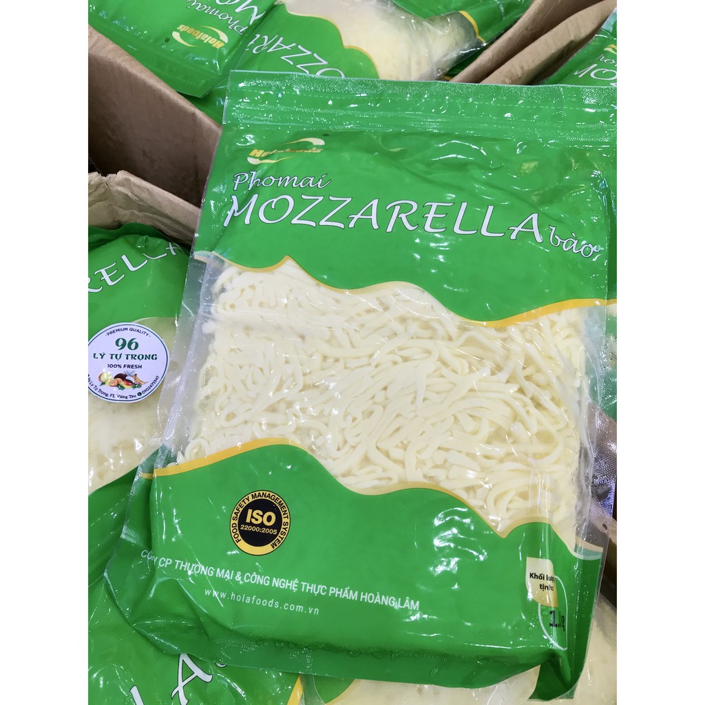 PHÔ MAI MOZZARELLA BÀO SỢI 1KG (Ship Vũng Tàu và TP. Hồ Chí Minh)
