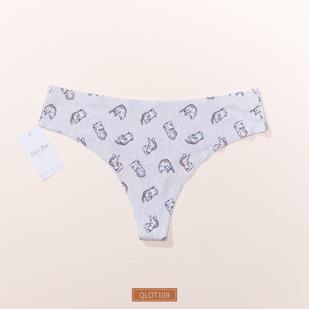 [Mã WABR2711 giảm 10% đơn 250K] Quần lót lọt khe Just Bra Họa tiết đáng yêu QLOT109 | BigBuy360 - bigbuy360.vn