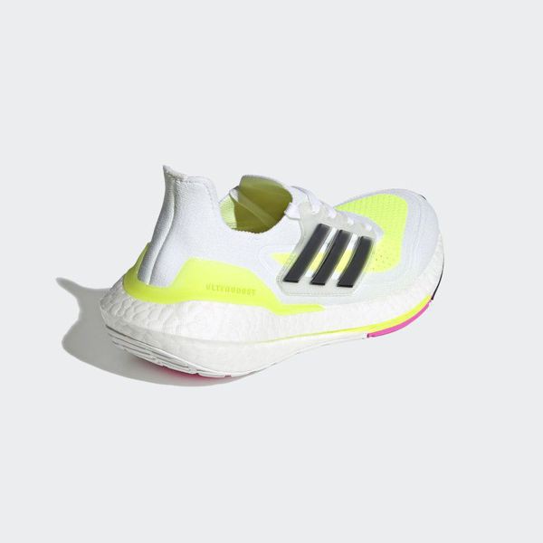 Giày CHÍNH HÃNG - Ultra Boost 21 White Solar Yellow - FZ2929 - Bounty Sneakers