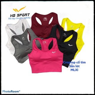 Áo Bra Tập Gym, Yoga, Zumba, Thể Thao nữ, chất đanh mịn đẹp HG SPORT BR705