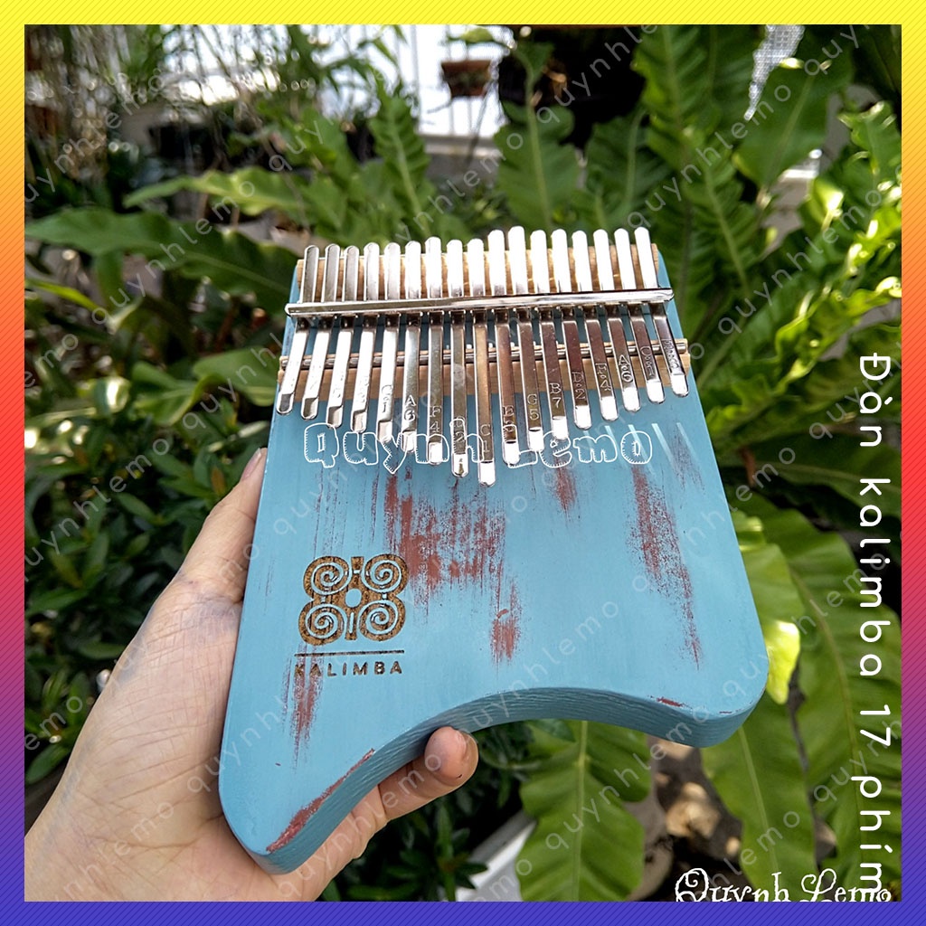Đàn kalimba 17 phím QUYNHLEMO WILD, Kalimba gỗ tấm, Piano ngón tay cái, phiên bản giới hạn