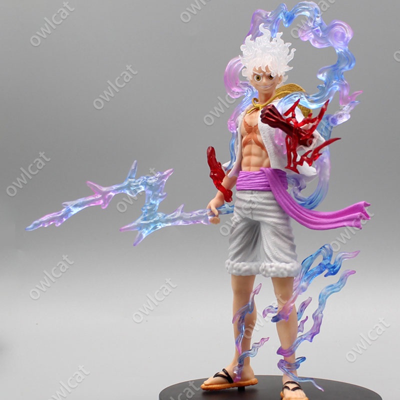 Figure One Piece Gear 5 Luffy  21cm Monkey D Luffy PVC Figure Wano Version Gear Fifth Wanokuni Anime Onepiece Straw Hat Pirate Mô Hình Nhân Vật