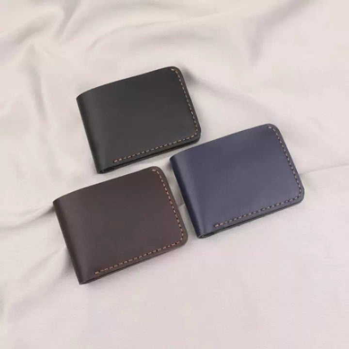 Ví nam manly da bò nappa cao cấp nhỏ gọn nhiều ngăn để tiền thẻ tiện dụng VN35 Mina Leather