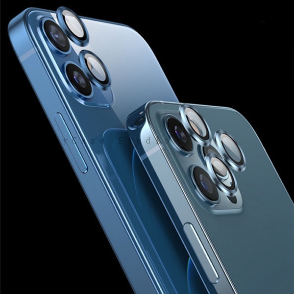 Kính Cường Lực HD Hợp Kim Nhôm Bảo Vệ Camera iPhone 11 12 Pro Max iPhone 12 11 Pro Max