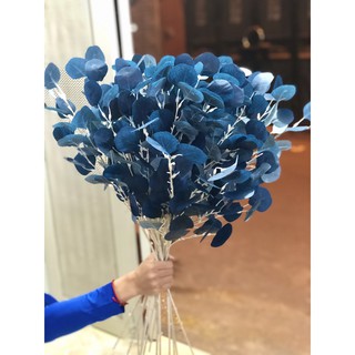 [Hoa lụa cao cấp] Cành lá tai voi giả