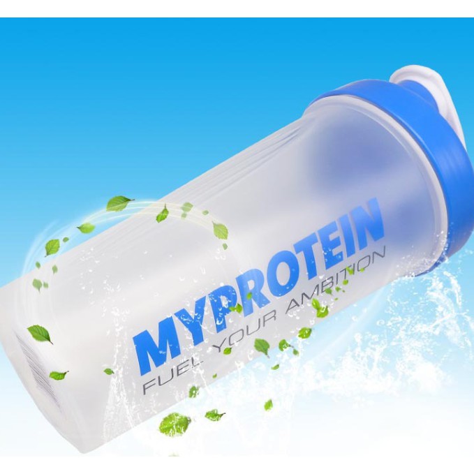 Combo Bình Lắc Shaker Whey Myprotein 600ml - Nhựa tiêu chuẩn BPA FREE
