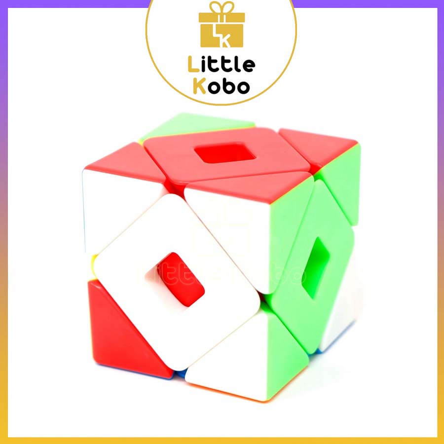 Rubik Biến Thể Moyu MeiLong Double Skewb Stickerless MFJS Rubic Skewb Cube Đồ Chơi Trí Tuệ