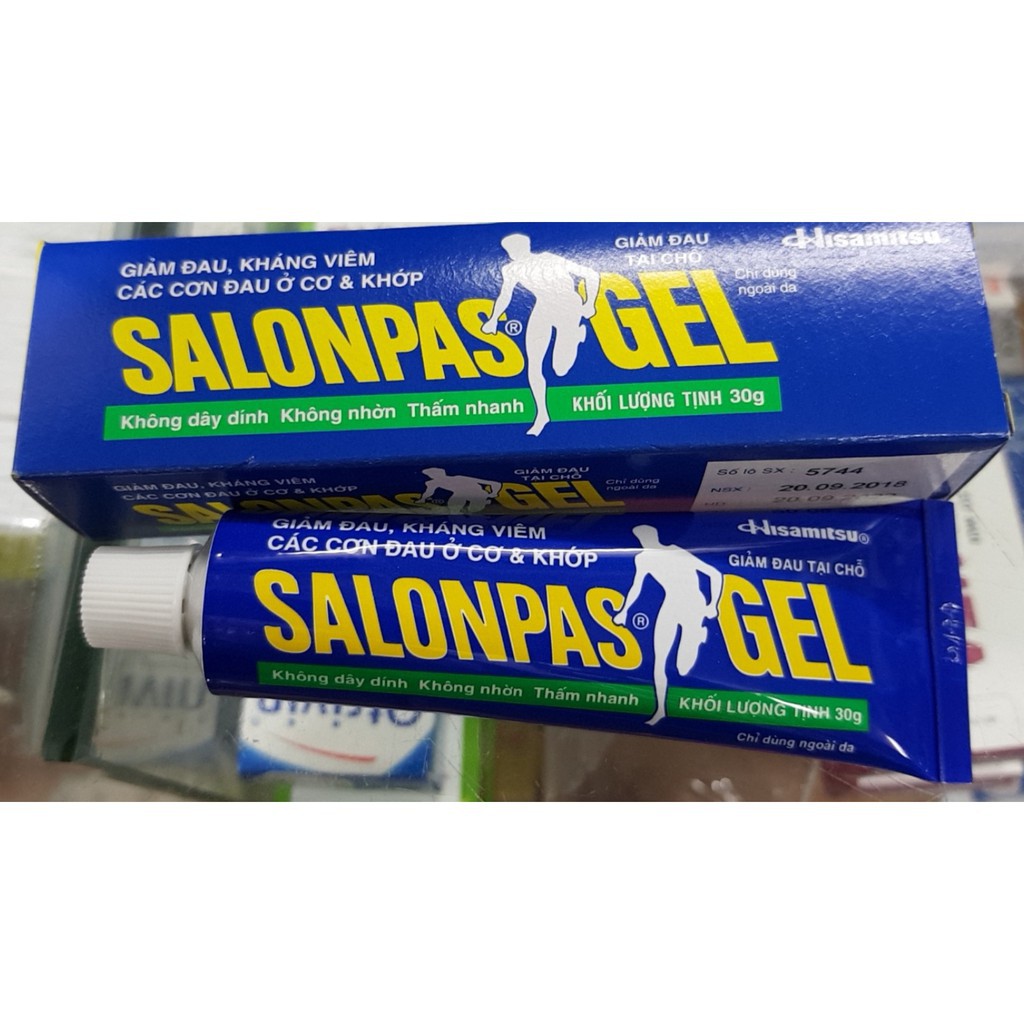Salonpas gel - salonpas lăn / salopas bôi ngoài da dạng kem và nước