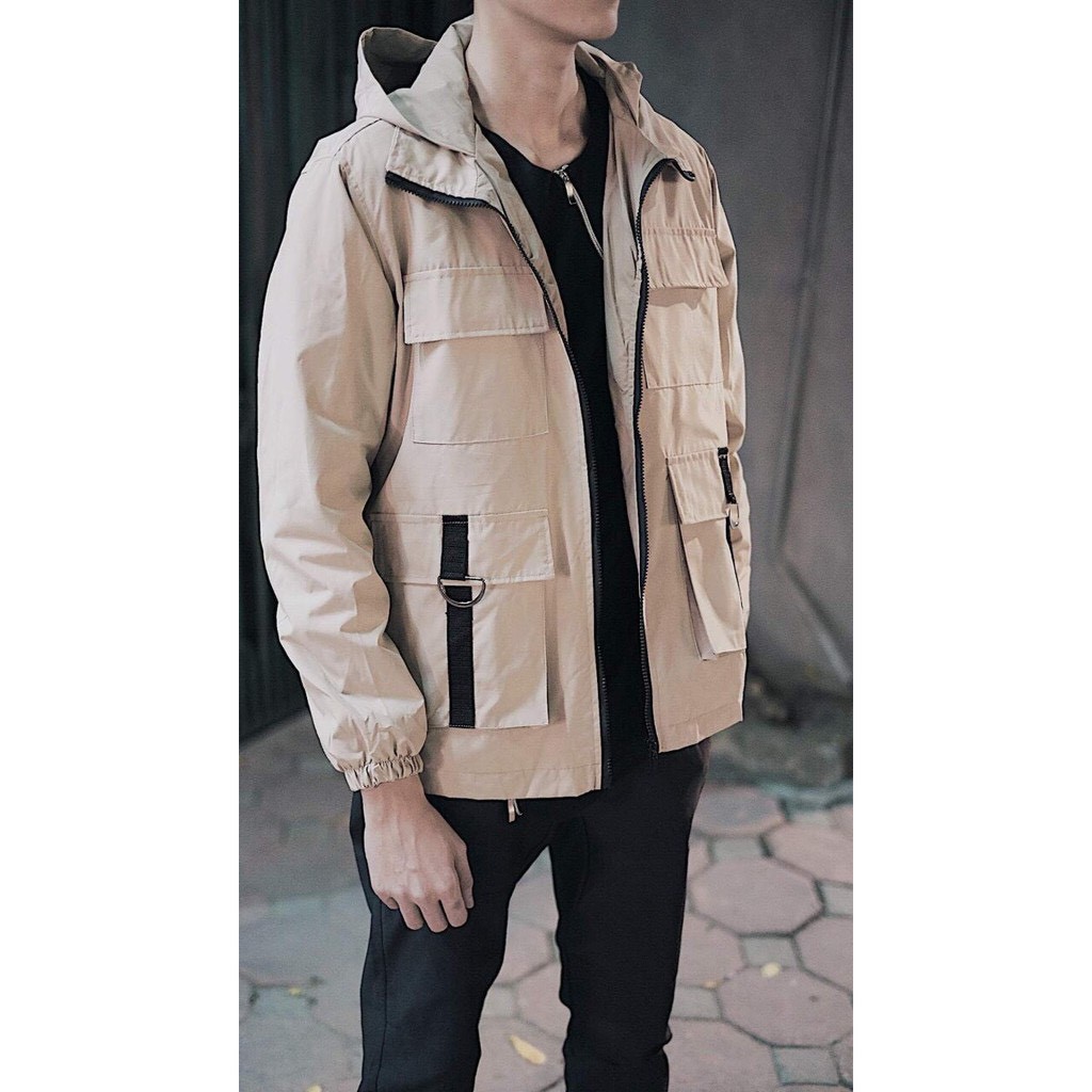 Áo khoác kaki lót dù chất vải xịn, dày dặn, bao đẹp, hình thật  (KKTGD)