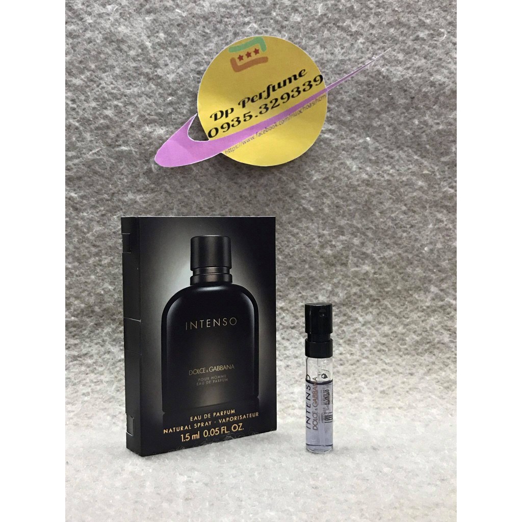 [NƯỚC HOA NAM] – sample DOLCE & GABBANA - Intenso Pour Homme EDP 1.5ml