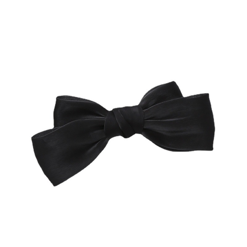 Kẹp Tóc Hình Nơ Cỡ Lớn Đính Ngọc Trai Giả Dễ Thương Cho Nữ