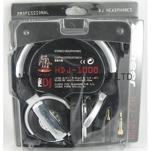 HEADPHONE PIONEER DJ-1000 (MÀU BẠC) CỰC NGON CHO DJ