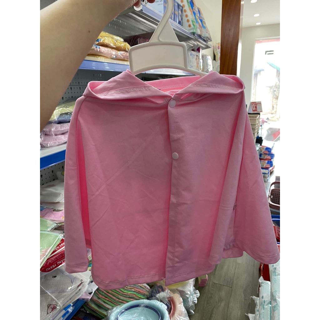 Áo choàng chống nắng cho bé, Áo choàng thú fusi vải cotton