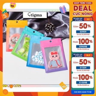 Túi Zip Hologram nhiều màu Túi Zipper đẹp( Nhiều size ) - Stigma