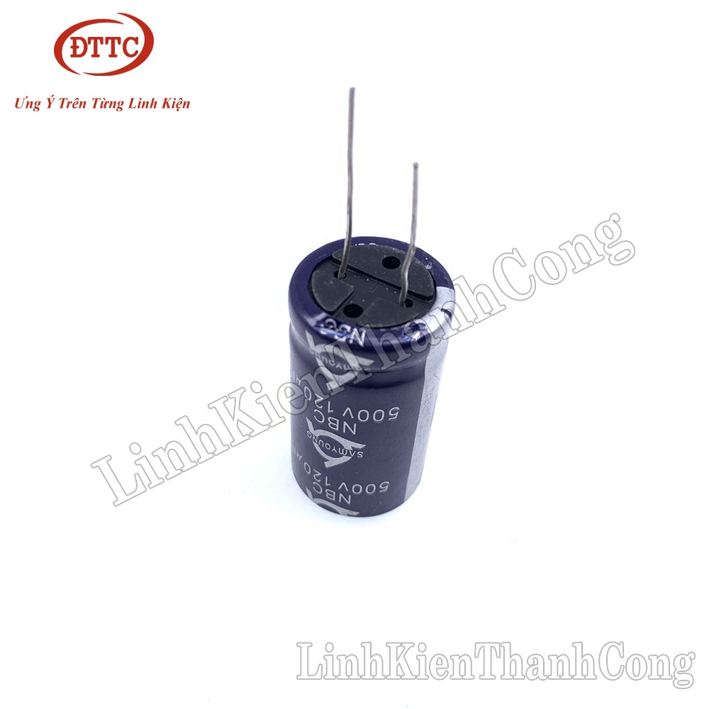 Tụ Hóa SAMYOUNG 120uF 500V (22x40mm)