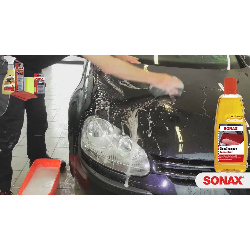 Nước rửa xe ô tô đậm đặc Sonax 314300 - Dung tích: 1000ml - Sản Xuất: SONAX, CHLB Đức