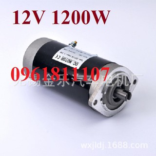 Motor 12v 24v 1200w công suất cao 130A, motor 12V 1200W, motor 24V 1200W bơm thủy lực, motor thủy lực 12v
