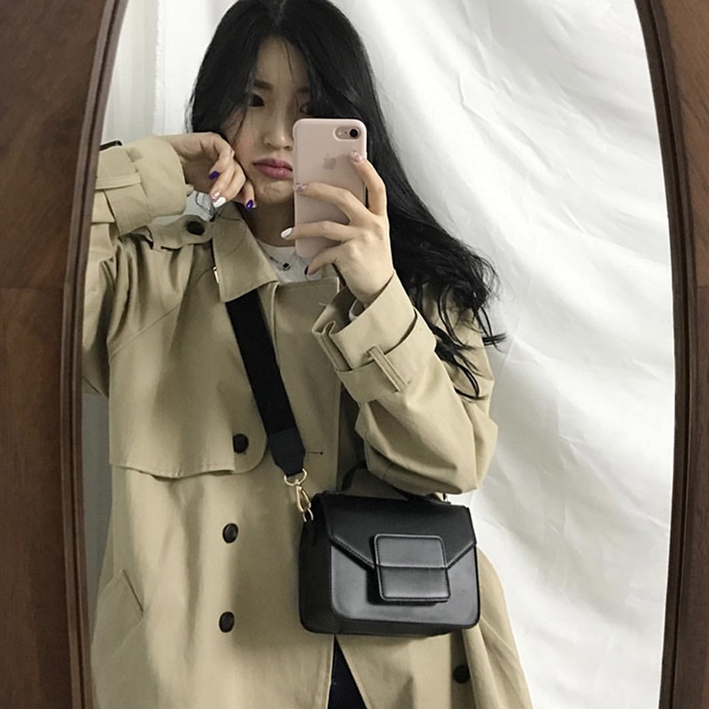 Túi đeo vai hình vuông cỡ nhỏ phong cách phương Tây