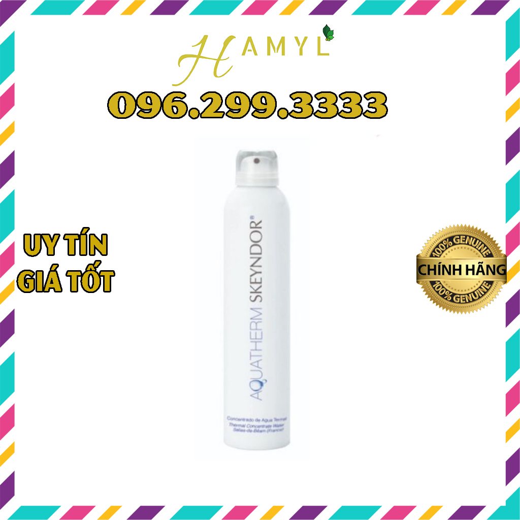SKEYNDOR Aquatherm Xịt khoáng suối nước nóng làm dịu mát da, se khít lỗ chân lông Thermal Concentrate Water 100ml